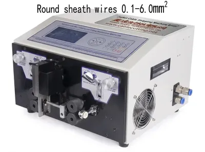 6mm² 자켓 케이블 탈피기 고정밀 자동 와이어 스트리퍼 WPM-09HT