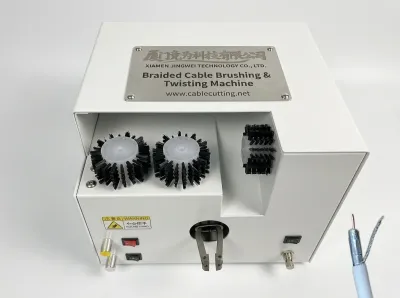 차폐선 브러싱 꼬기 기계 3브러시 휠 220V/110V WPM-192
