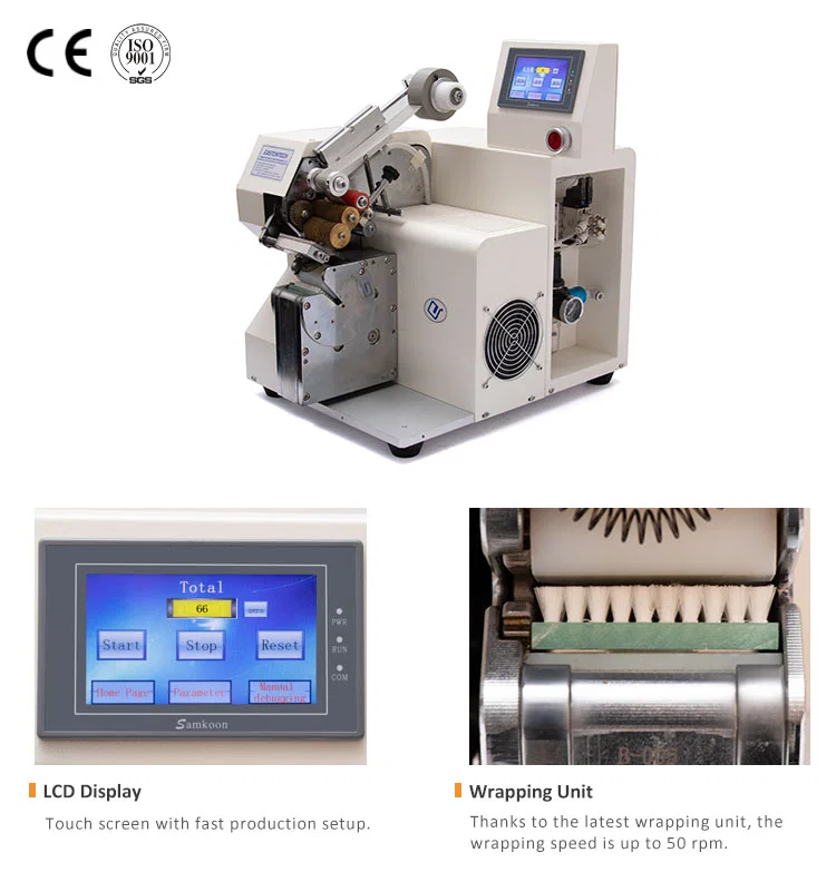 Tape Wrapping Cable Machine For Wire Harness, Auto Cable Wire Taping Machine, Cable Wire Harness Tape Wrapping Machine 와이어 하네스용 테이프 포장 케이블 기계, 자동 케이블 와이어 테이핑 기계, 케이블 와이어 하네스 테이프 포장 기계