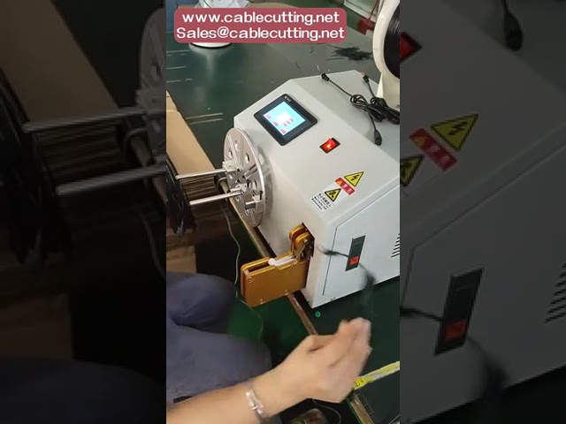 전원 코드 자동 권선 및 결속기 | 전선 와인딩 & 타이 머신
