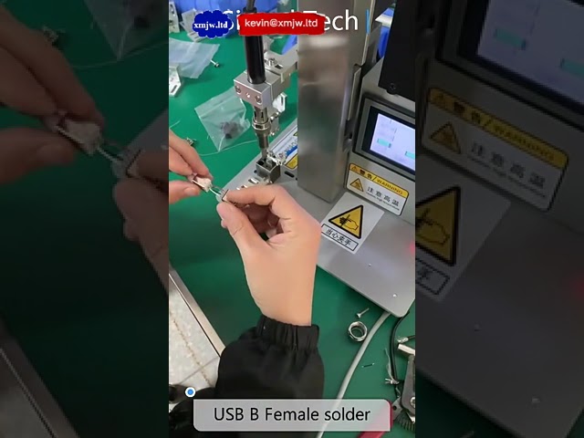 반자동 USB 케이블 납땜기 | Type-C 충전 케이블 용접기