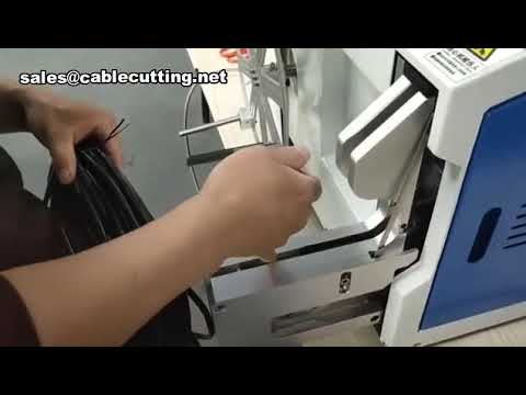 대형 롤 Cat6 케이블 & 전원 케이블 권선 바인딩 머신 (40-80mm)