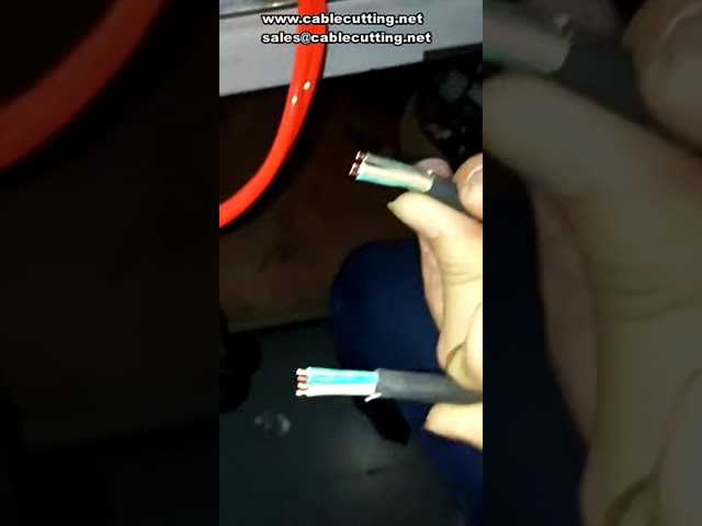 3F/4F 공압 수직 와이어 스트리퍼 | 미세 전자선, 34연선 자동 박피기