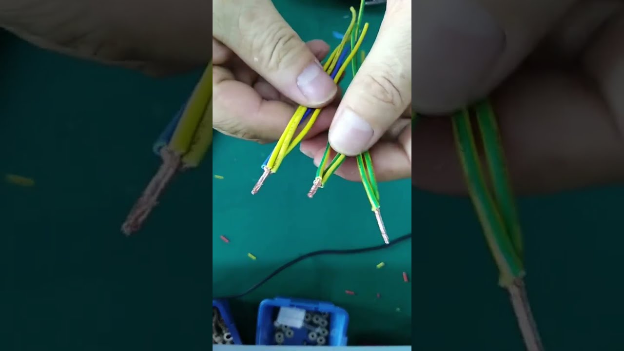 휴대용 와이어 트위스팅 머신 작동 시연 | 공장 자동화 장비 #공장 #기계