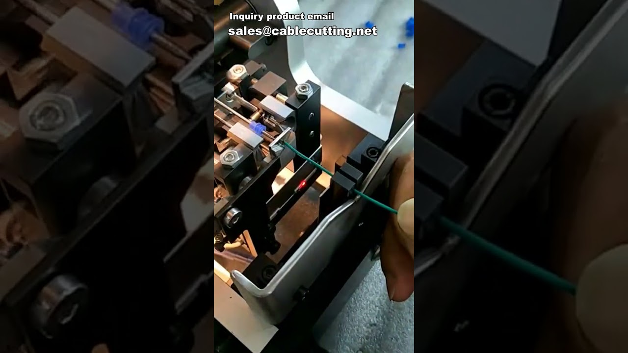 방수 와이어 씰 삽입 및 압착기, 고속 자동 와이어 가공 장비