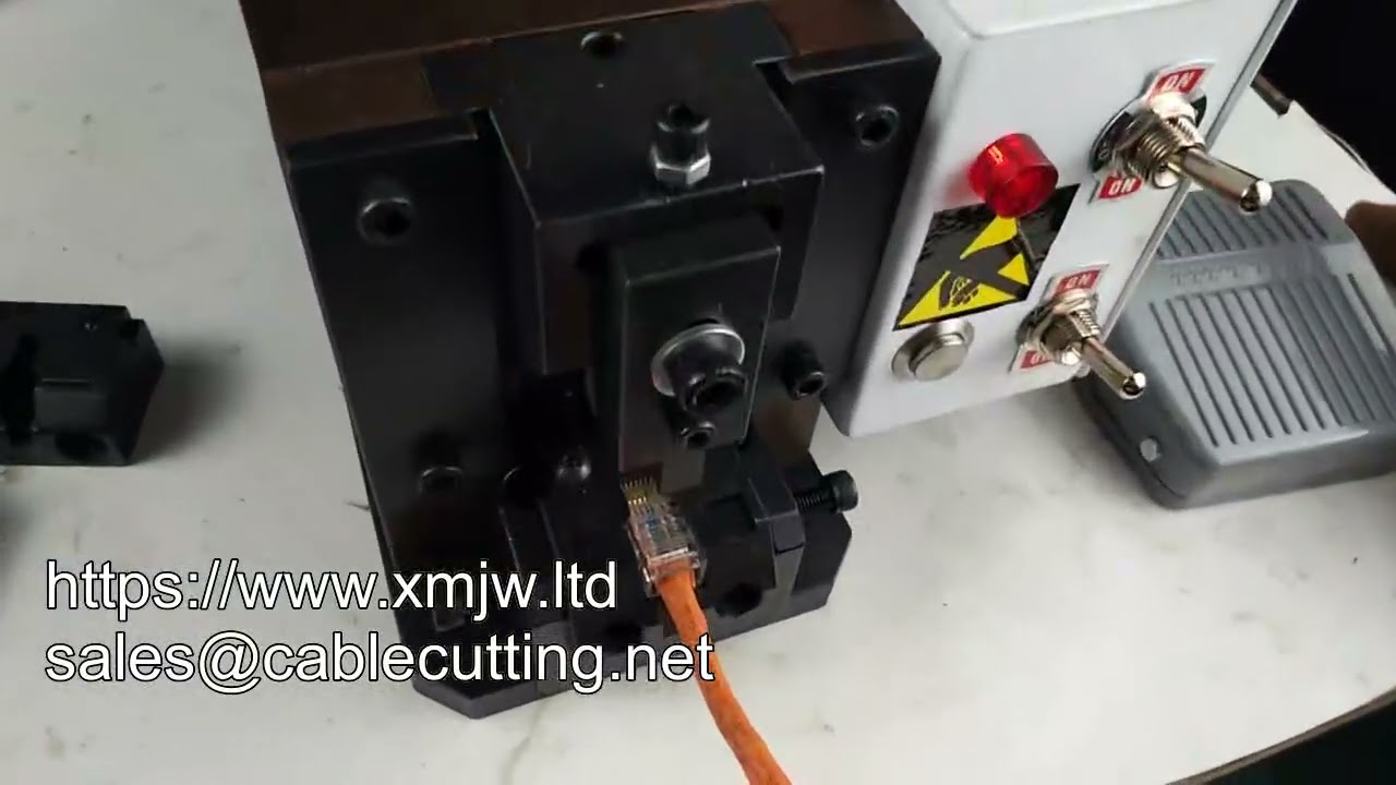 Cat6e 네트워크 케이블 제조기 RJ45 크리스탈 헤드 성형기