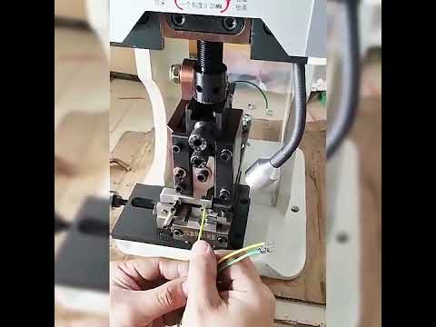 자동 와이어 터미널 압착기 1.5T-2T | 케이블 압착기 + 금형 포함