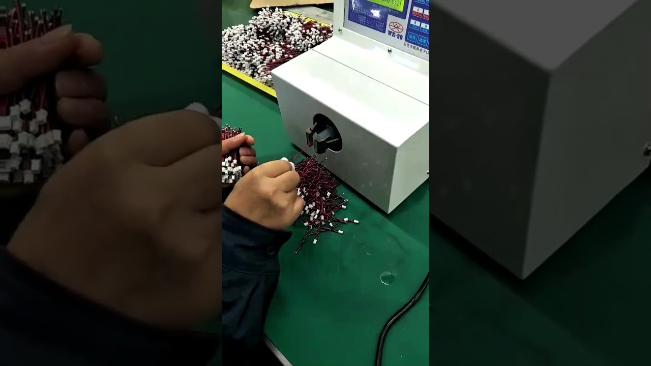 전선 꼬임기 장비 기능: 두 가닥을 정밀하게 꼬다 #전선꼬임기 #케이블탈피기 #공장자동화