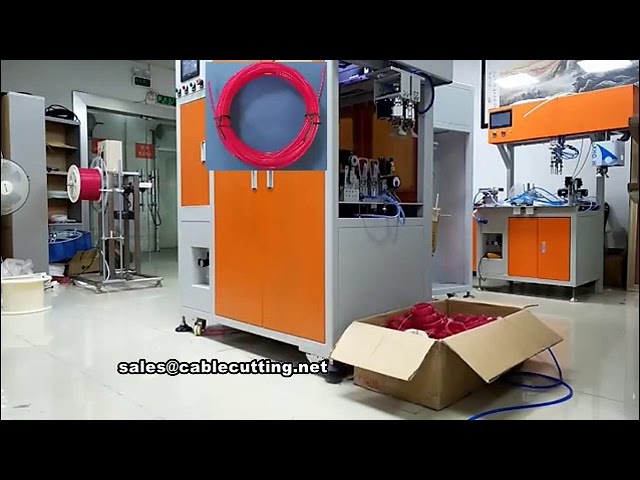 전자동 케이블 와이어 권선 및 결속기 | 케이블 트위스트 타이 자동화