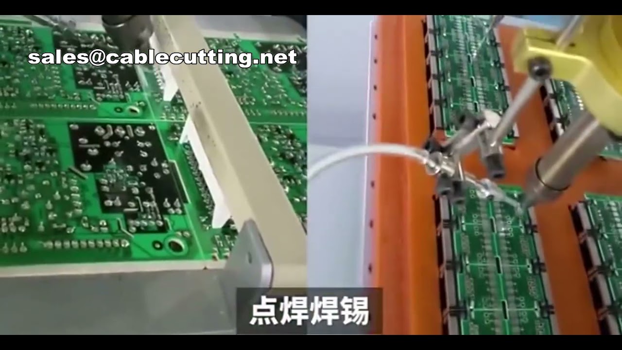 3축 자동 솔더링 머신: 전기 회로 기판 및 LED 알루미늄 기판 와이어 납땜 공정
