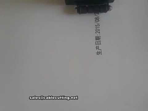 휴대용 잉크젯 날짜코드 프린터 | 박스·케이블 와이어 코딩 및 마킹