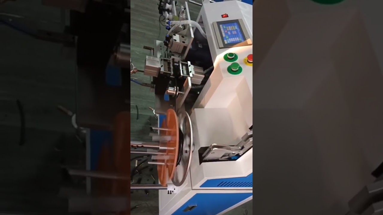 자동 계수, 선별, 피복 제거, 절단, 권선 및 결속 올인원 머신 #기계