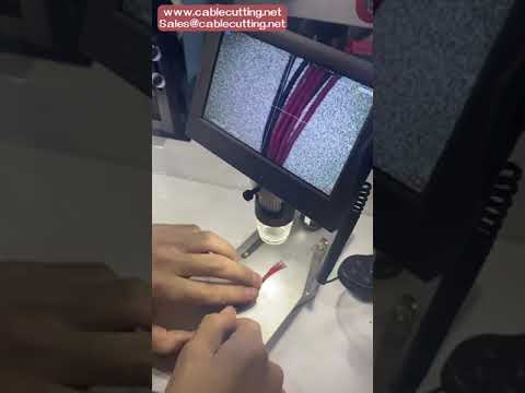 멀티코어 반자동 피복 벗김 압착 터미널 일체형 머신 2.0T 프레스